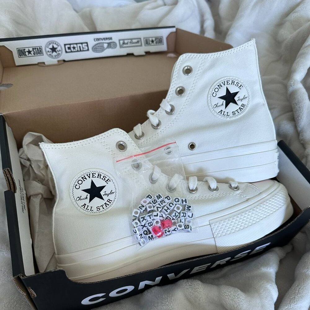 Converse Chuck Taylor All Star Lift Platform (with High DIY Beads)